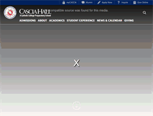 Tablet Screenshot of casciahall.com